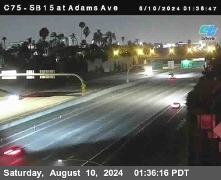 SB 15 at Adams Ave (On Ramp)