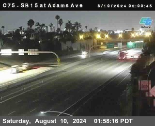 SB 15 at Adams Ave (On Ramp)