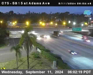 SB 15 at Adams Ave (On Ramp)