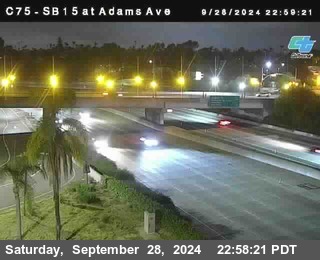 SB 15 at Adams Ave (On Ramp)