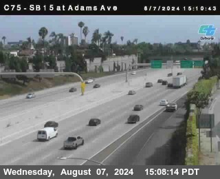 SB 15 at Adams Ave (On Ramp)