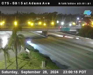 SB 15 at Adams Ave (On Ramp)