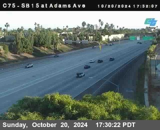 SB 15 at Adams Ave (On Ramp)