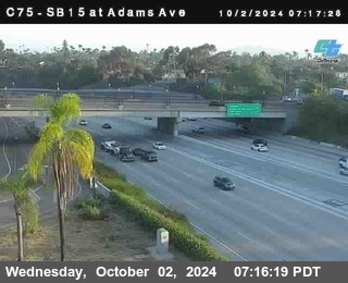 SB 15 at Adams Ave (On Ramp)