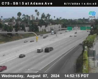 SB 15 at Adams Ave (On Ramp)