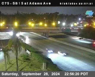 SB 15 at Adams Ave (On Ramp)