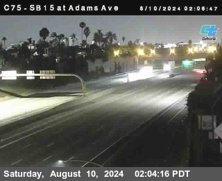 SB 15 at Adams Ave (On Ramp)