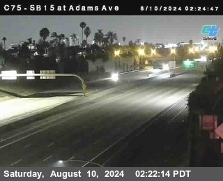 SB 15 at Adams Ave (On Ramp)