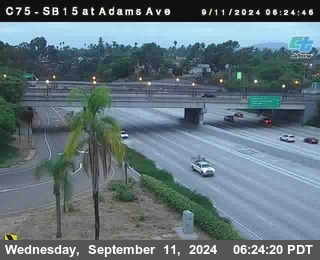 SB 15 at Adams Ave (On Ramp)