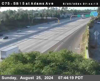 SB 15 at Adams Ave (On Ramp)