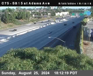 SB 15 at Adams Ave (On Ramp)