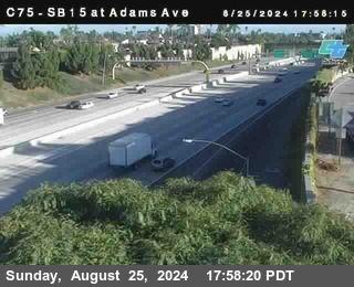 SB 15 at Adams Ave (On Ramp)