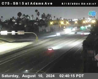 SB 15 at Adams Ave (On Ramp)