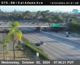 SB 15 at Adams Ave (On Ramp)