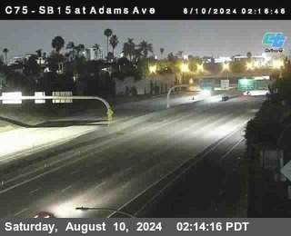 SB 15 at Adams Ave (On Ramp)