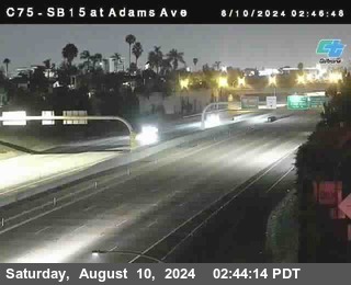 SB 15 at Adams Ave (On Ramp)