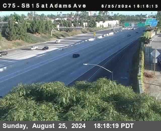 SB 15 at Adams Ave (On Ramp)