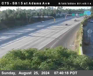 SB 15 at Adams Ave (On Ramp)