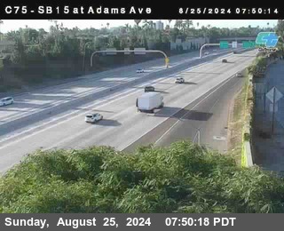 SB 15 at Adams Ave (On Ramp)