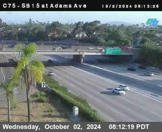 SB 15 at Adams Ave (On Ramp)