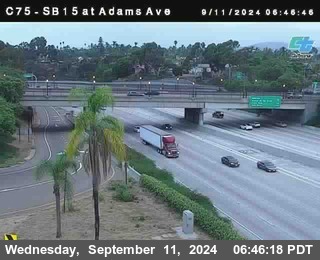 SB 15 at Adams Ave (On Ramp)