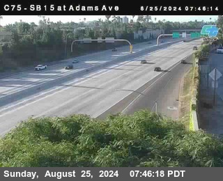 SB 15 at Adams Ave (On Ramp)