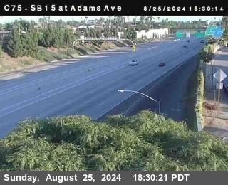 SB 15 at Adams Ave (On Ramp)