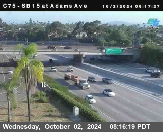 SB 15 at Adams Ave (On Ramp)