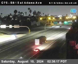 SB 15 at Adams Ave (On Ramp)