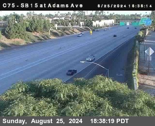 SB 15 at Adams Ave (On Ramp)