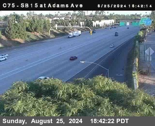 SB 15 at Adams Ave (On Ramp)