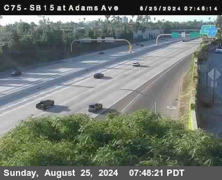 SB 15 at Adams Ave (On Ramp)