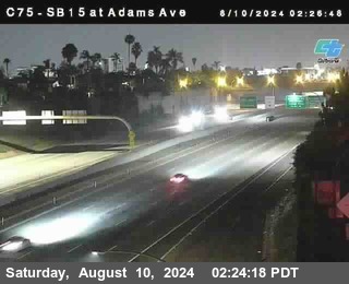 SB 15 at Adams Ave (On Ramp)