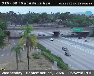 SB 15 at Adams Ave (On Ramp)