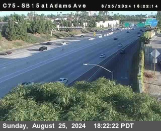 SB 15 at Adams Ave (On Ramp)