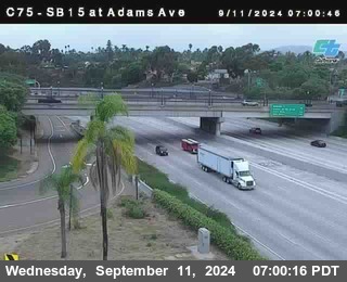 SB 15 at Adams Ave (On Ramp)