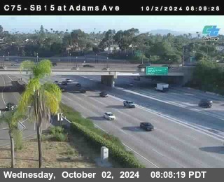 SB 15 at Adams Ave (On Ramp)