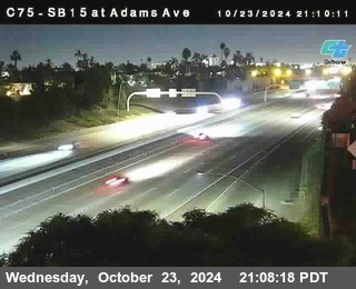 SB 15 at Adams Ave (On Ramp)