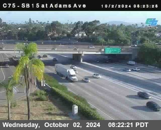 SB 15 at Adams Ave (On Ramp)