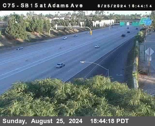 SB 15 at Adams Ave (On Ramp)