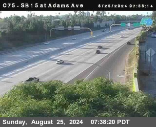 SB 15 at Adams Ave (On Ramp)