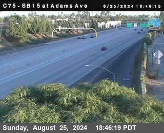 SB 15 at Adams Ave (On Ramp)