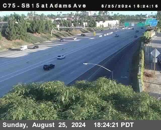 SB 15 at Adams Ave (On Ramp)