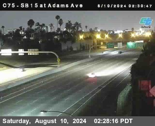 SB 15 at Adams Ave (On Ramp)