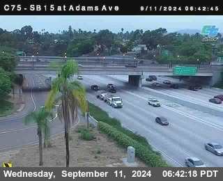 SB 15 at Adams Ave (On Ramp)