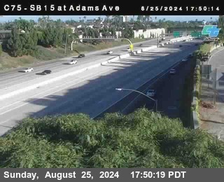 SB 15 at Adams Ave (On Ramp)