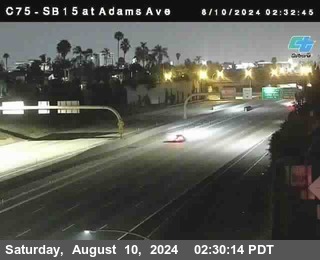 SB 15 at Adams Ave (On Ramp)