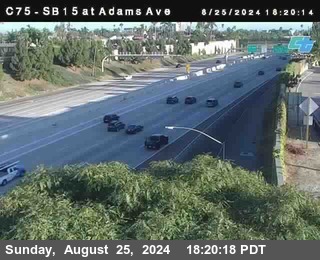 SB 15 at Adams Ave (On Ramp)