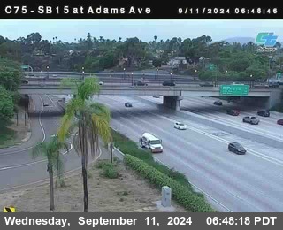 SB 15 at Adams Ave (On Ramp)