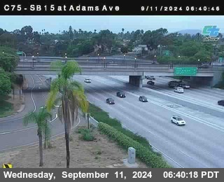 SB 15 at Adams Ave (On Ramp)